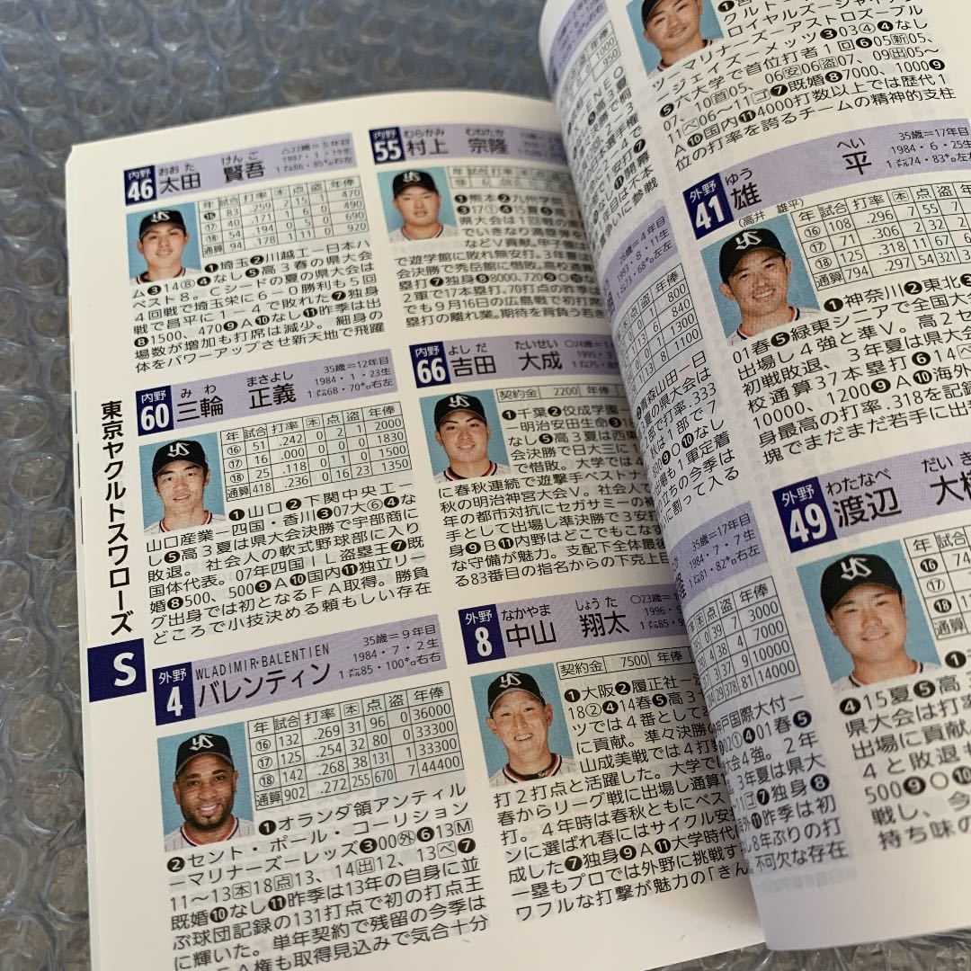 【スポニチ】プロ野球選手名鑑 2019_画像3
