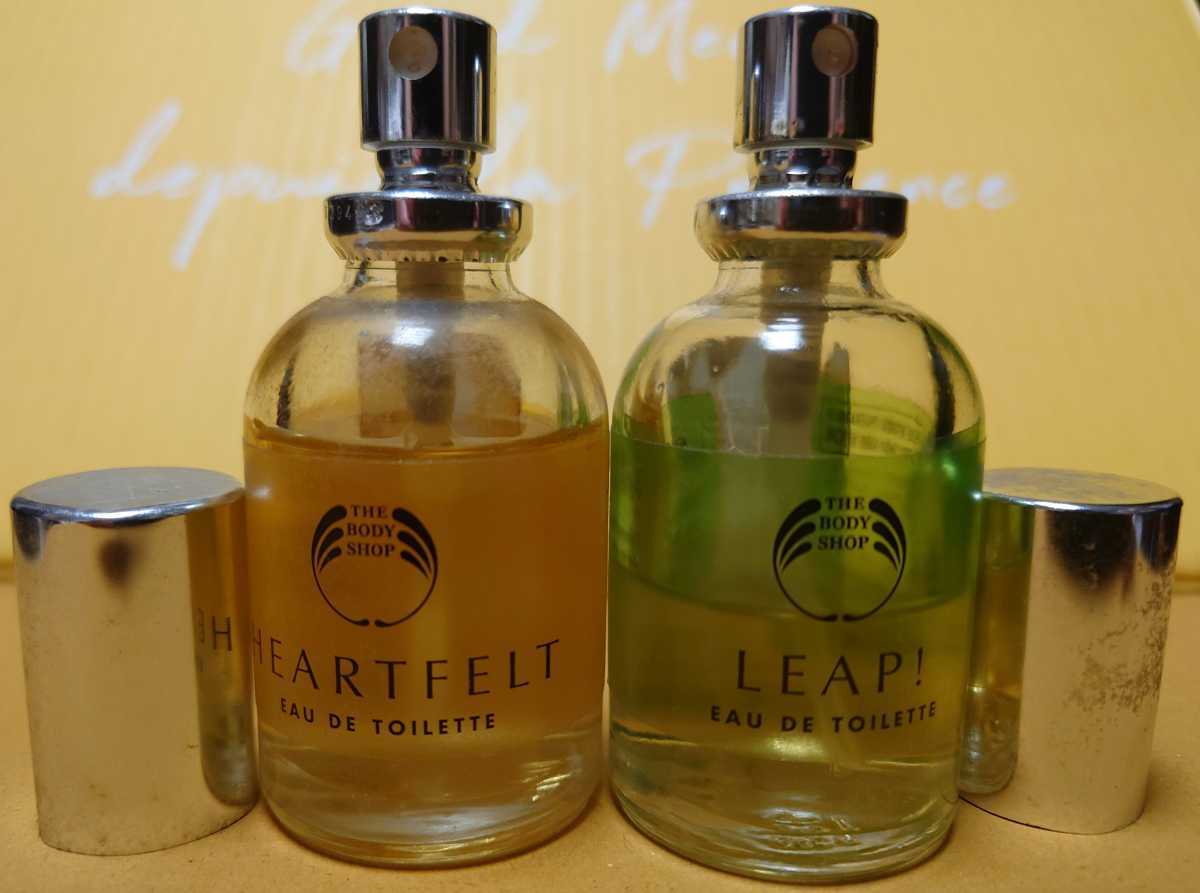 ザ・ボディショップ オードトワレ 2種セット リープ / ハートフェルト 25ml THE BODY SHOP LEAP! HEARTFELT EAU DE TOILETTE 香水