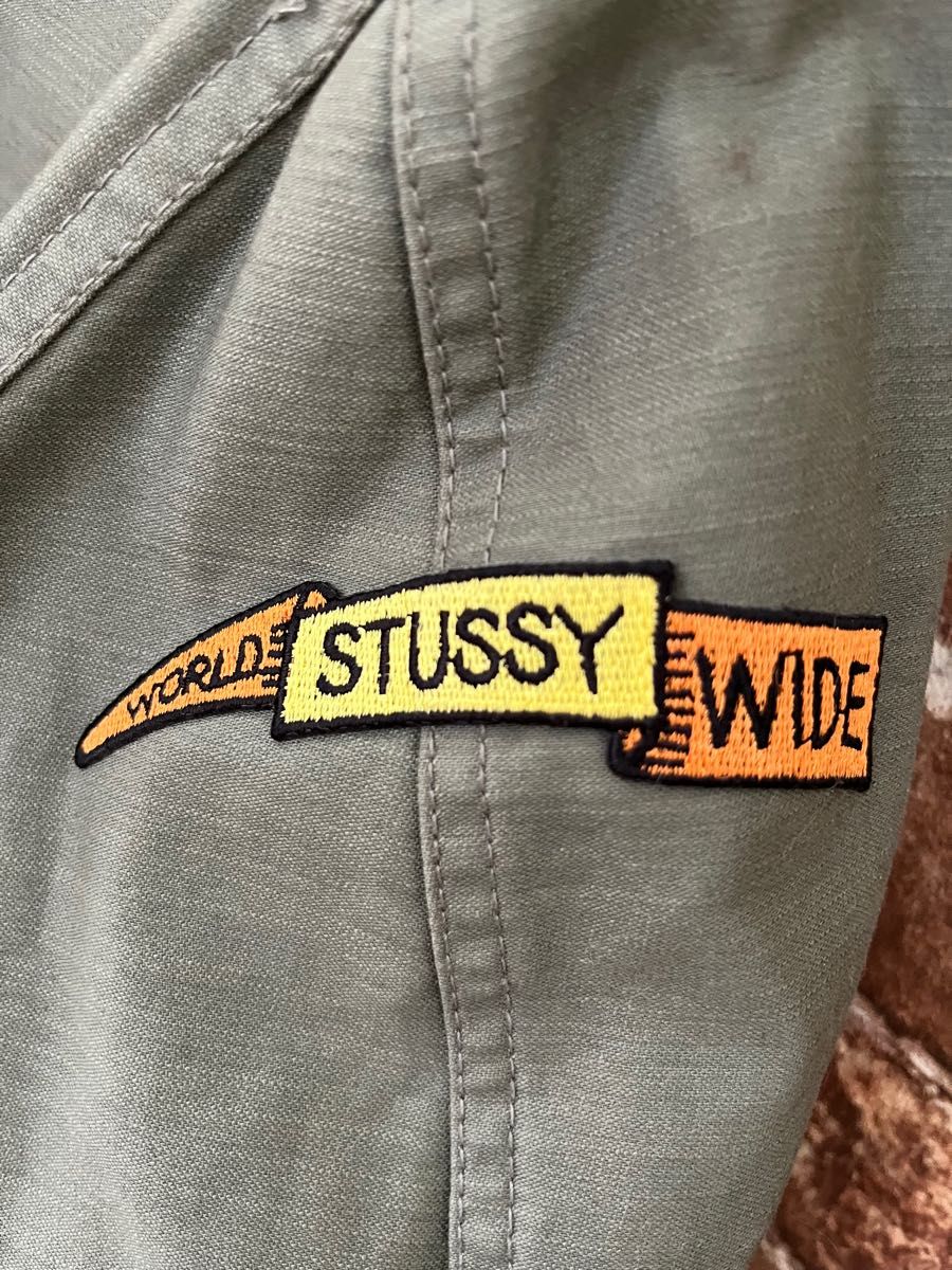 STUSSY ステューシー ワッペン モッズコート カーキ|Yahoo STUSSY ステューシー ワッペン モッズコート カーキ|Yahoo