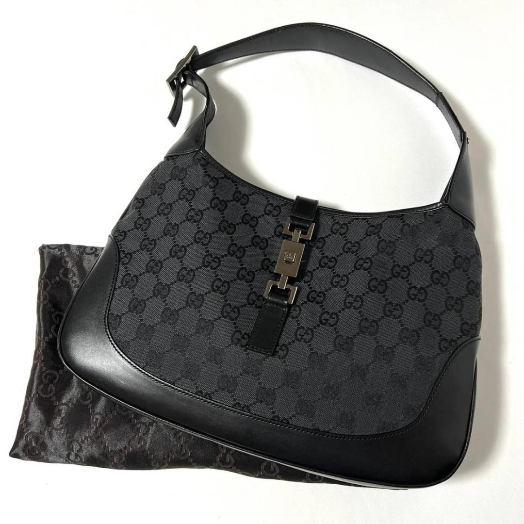 GUCCI ジャッキー ワンショルダーバッグ GG キャンバス HB01988