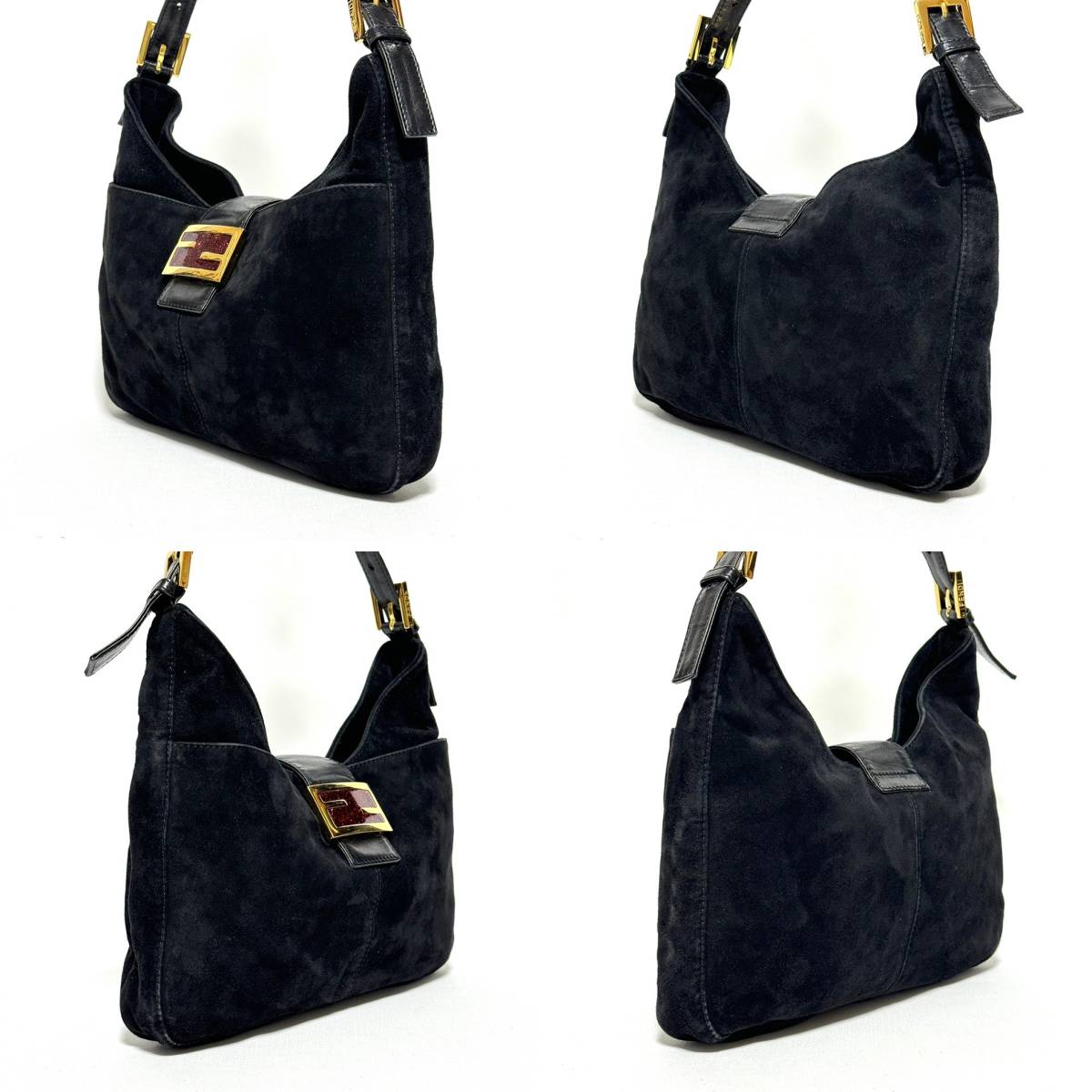 FENDI フェンディ バケット マンマバゲット スエード バッグ HB02478