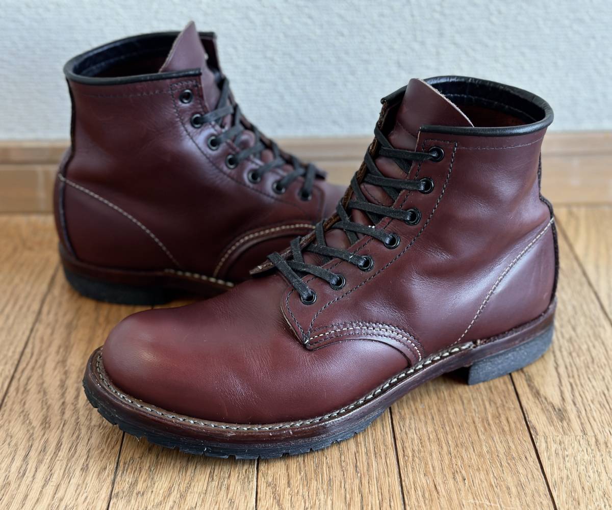 【製造：08/11】RED WING ベックマン　9011 ブラックチェリー　7.5D 25.5cm_画像1