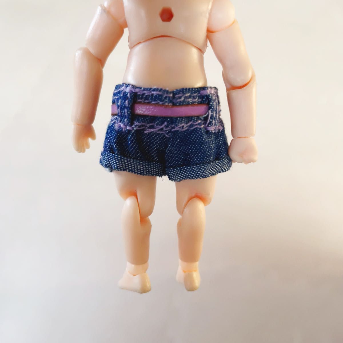 服　パンツ　ベルト　デニム　ドール　オビツ11 ねんどろいどどーる　ピコニーモP