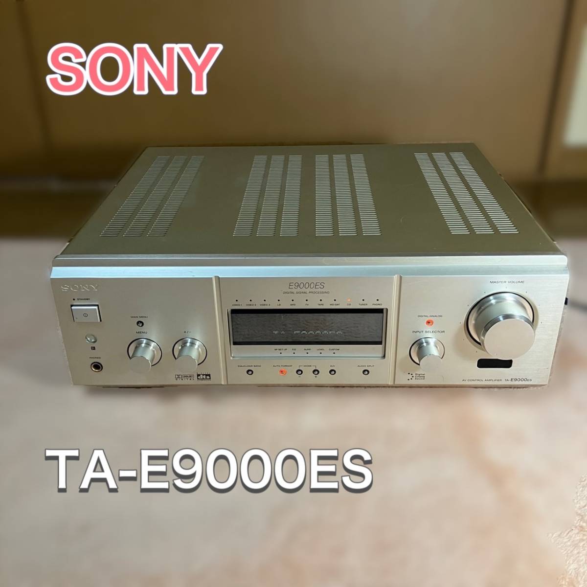 SONY 【TA-E9000ES】 AVコントロールアンプ 動作品_画像1