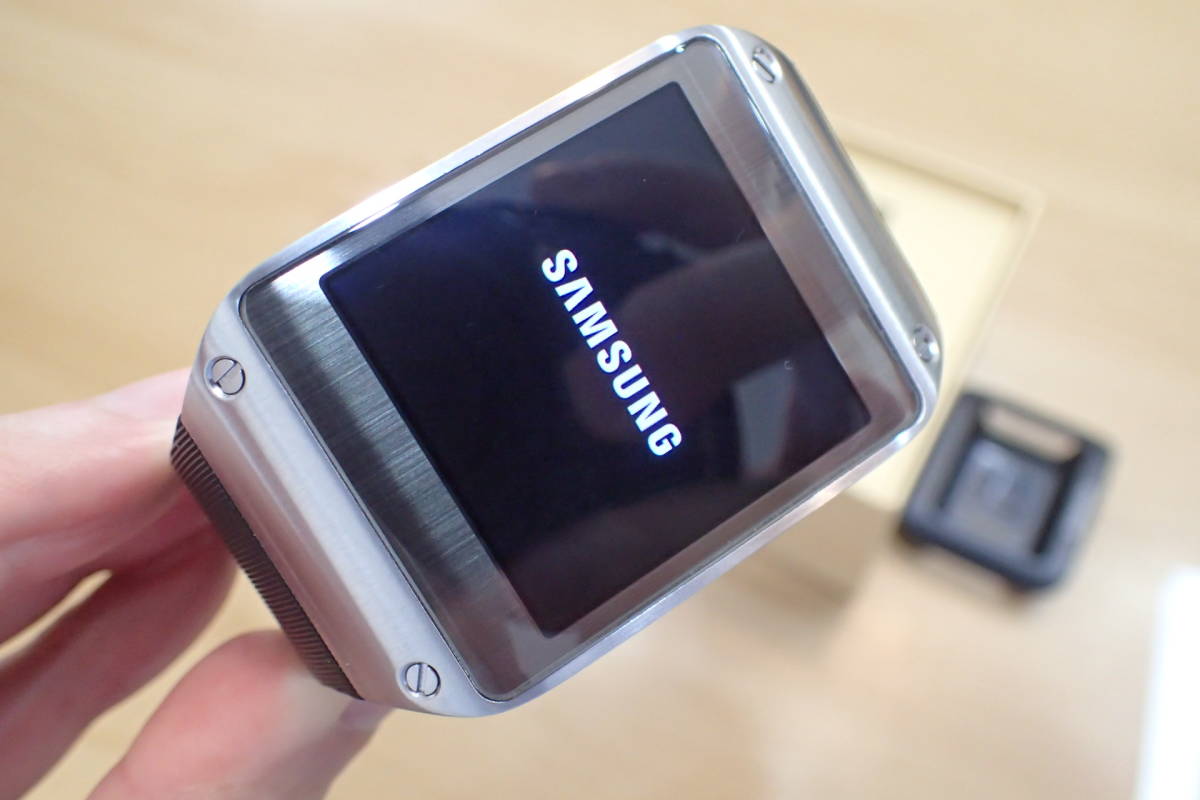 Samsung/サムスン ◆GALAXY Gear SM-V700 ギャラクシーギア/スマートウォッチ_画像5