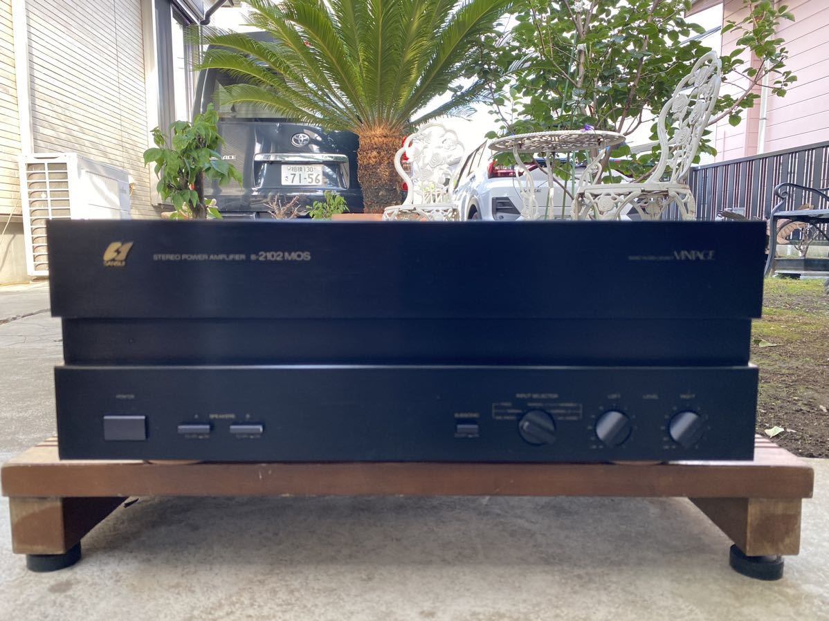 SALE】 パワーアンプ SANSUI B- 2102 MOS VINTAGE サンスイ