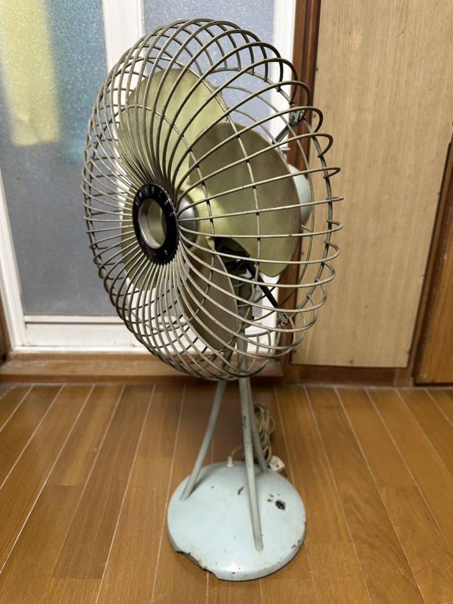  Toshiba TOSHIBA old electric fan type HA 30cm 3ps.@ legs 3 legs Showa Retro antique Vintage rare junk other 