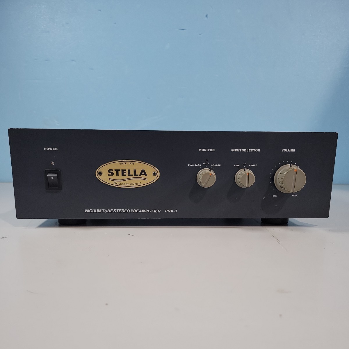 即発送可能】 真空管プリアンプ STELLA VACUUM 中古品 AMPLIFIER PRE
