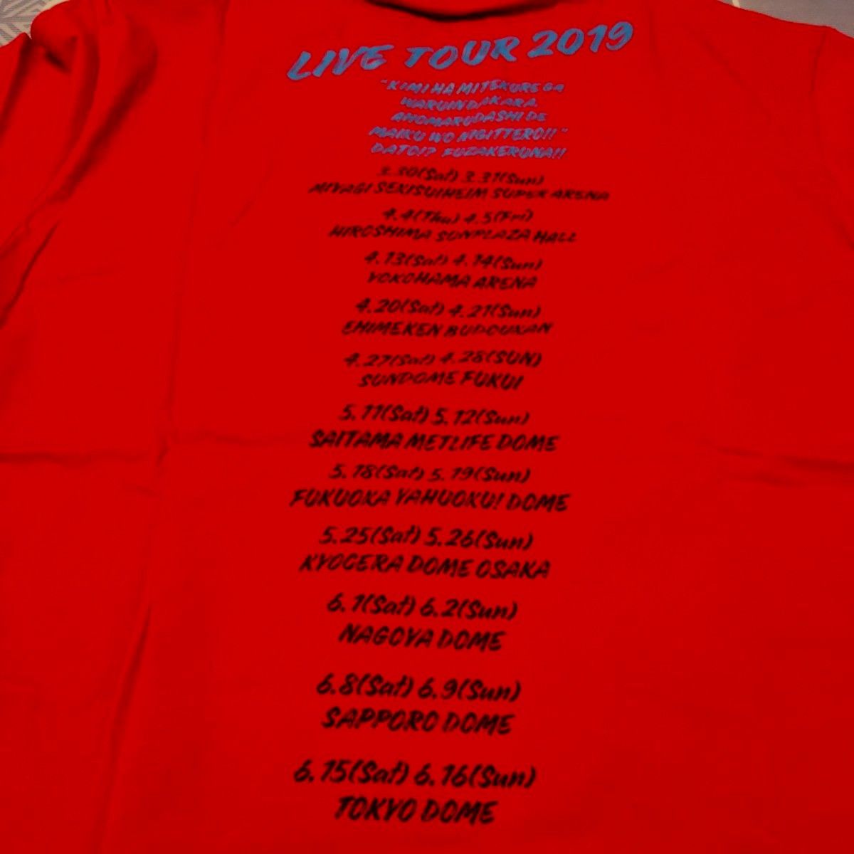 サザンオールスターズ2019年ツアーTシャツLサイズ|Yahoo!フリマ サザンオールスターズ2019年ツアーTシャツLサイズ|Yahoo!フリマ