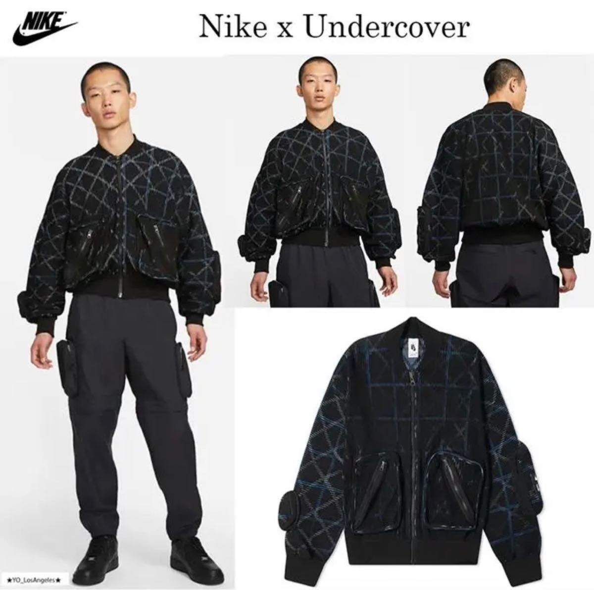 NIKE undercover コラボ ニット ボンバー ジャケット アンダー NIKE undercover コラボ ニット ボンバー ジャケット アンダー