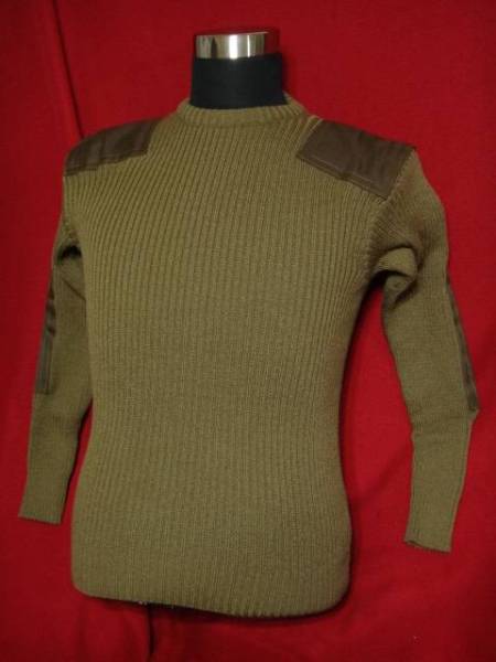 旧価格特価！ (次回値上)/米軍特殊部隊型ブラウンコマンドセーター 茶/軍納入工場製_プロフェッショナルユースのセーターです