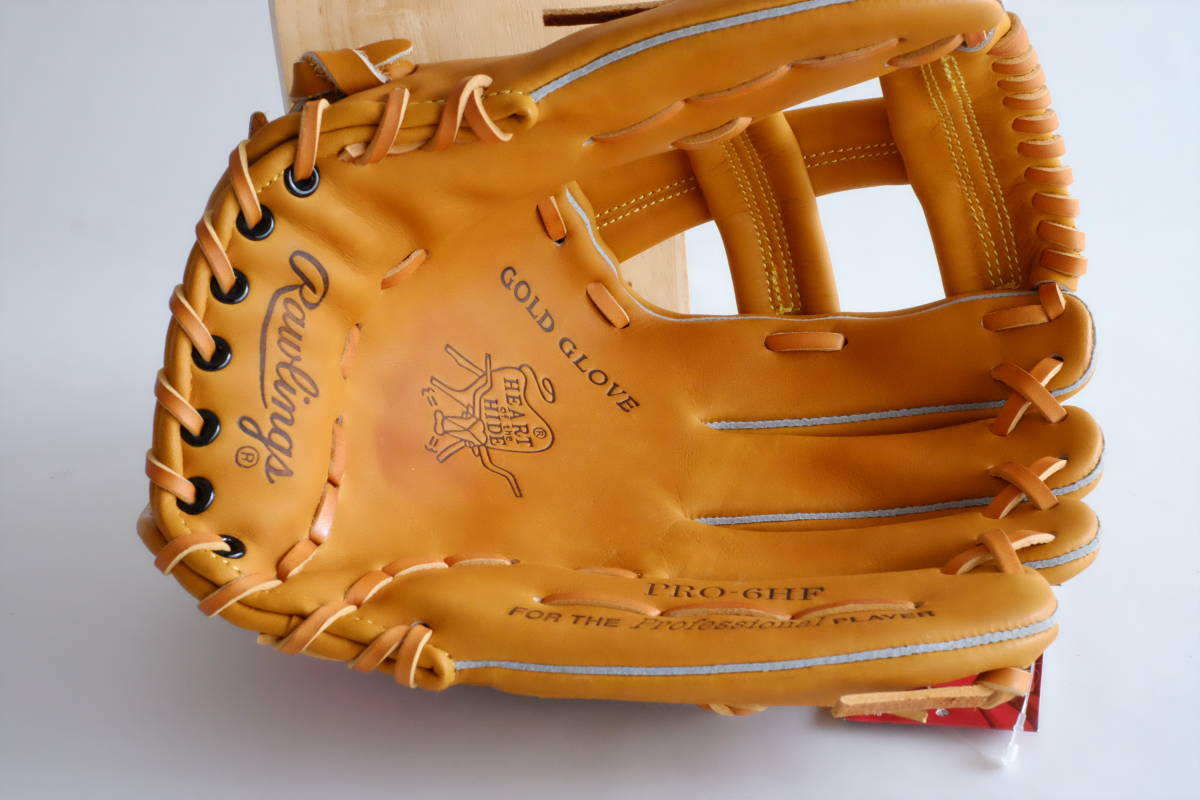 ≪未使用・希少≫RAWLINGS 軟式 リッチタン C.リプケンモデル オールラウンド用 GR5F-PRO6HF　HOH 復刻_画像8