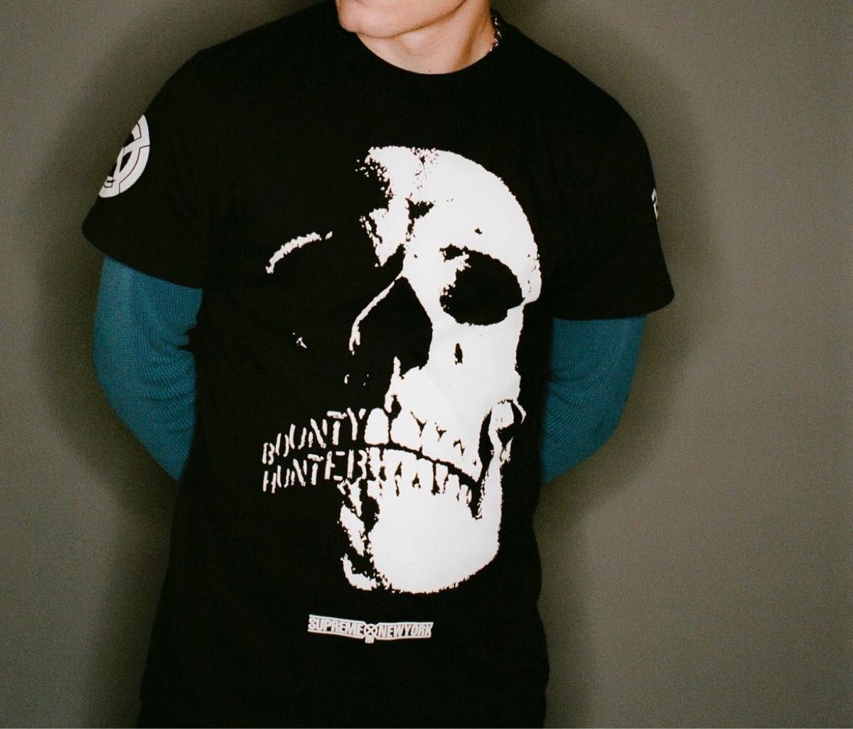 Supreme Bounty Hunter Skulls Tee Black XXL