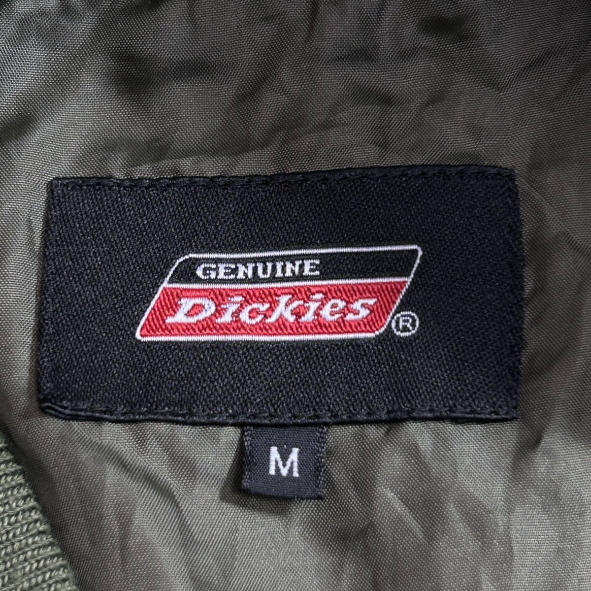 YT0492 GENUINE Dickies ジュニインディッキーズ キルティング ブルゾン Mサイズ 中綿ジャケット 長袖　フライトジャケット_画像7