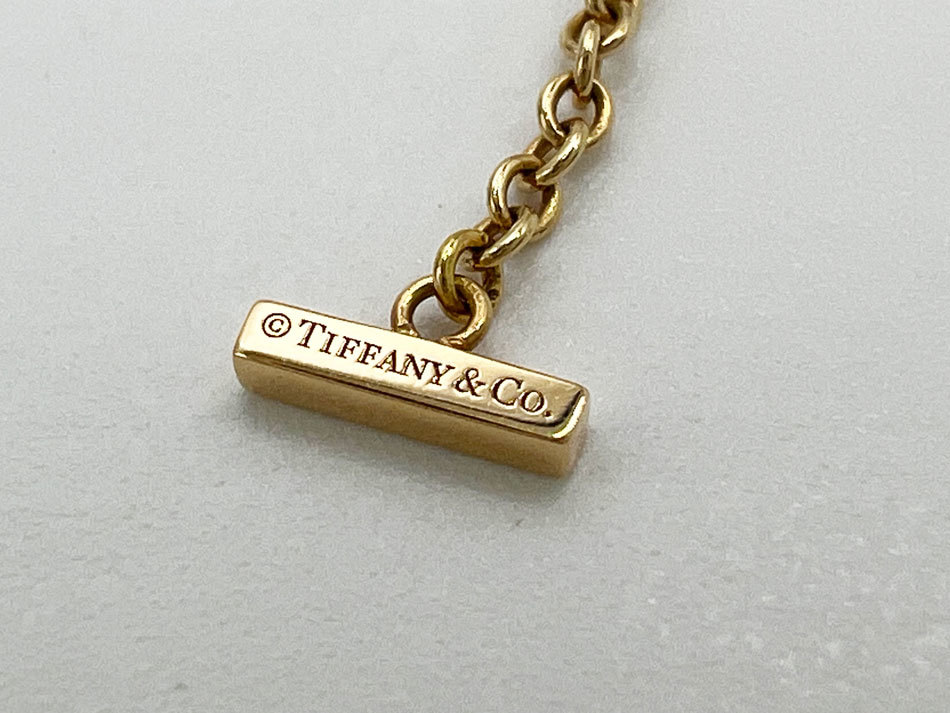 TIFFANY&CO. Tiffany ティファニー Tスマイル ブレスレット ダイヤモンド ミディアム 750 K18 ローズゴールド 超美品_画像5