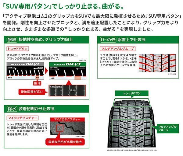 CX5 スタッドレス タイヤ ホイール 16インチ 4本セット 国産 BRIDGESTONE BLIZZAK DM-V3 215/70R16 225/70R16_画像9