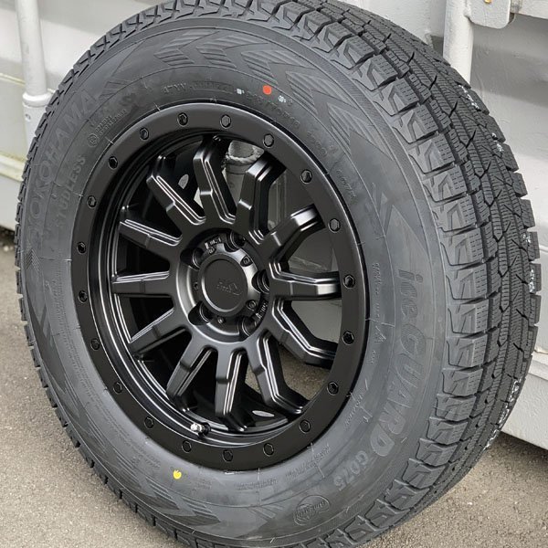 新品 国産 スタッドレス 三菱 デリカD5 アウトランダー 16インチタイヤホイール 4本セット YOKOHAMA ICEGUARD G075 215/70R16 225/70R16_画像5