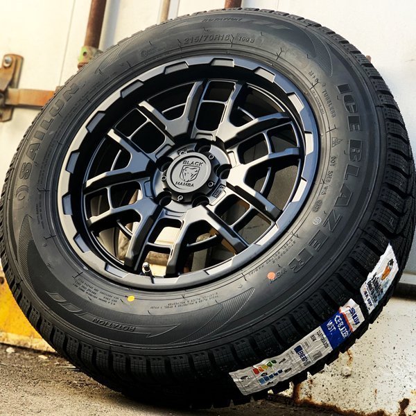 翌日発送!! 新品 スタッドレス デリカD5 RAV4 エクストレイル CX5 16インチタイヤホイール 4本セット SAILUN 215/70R16 225/70R16 スノー_画像4