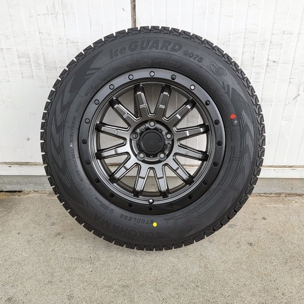 新品 スタッドレス 16インチタイヤホイール 4本セット 国産 YOKOHAMA ICEGUARD SUV G075 215/70R16 225/70R16 デリカD5 RAV4 CX5 DELICAD:5_画像3