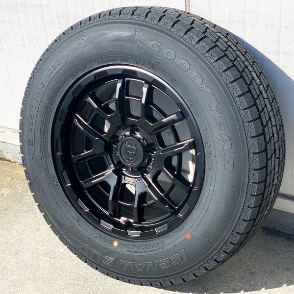 翌日発送 デリカD5 デリカ 国産 スタッドレス 新品 16インチタイヤホイール グッドイヤー アイスナビSUV 215/70R16 225/70R16_画像3