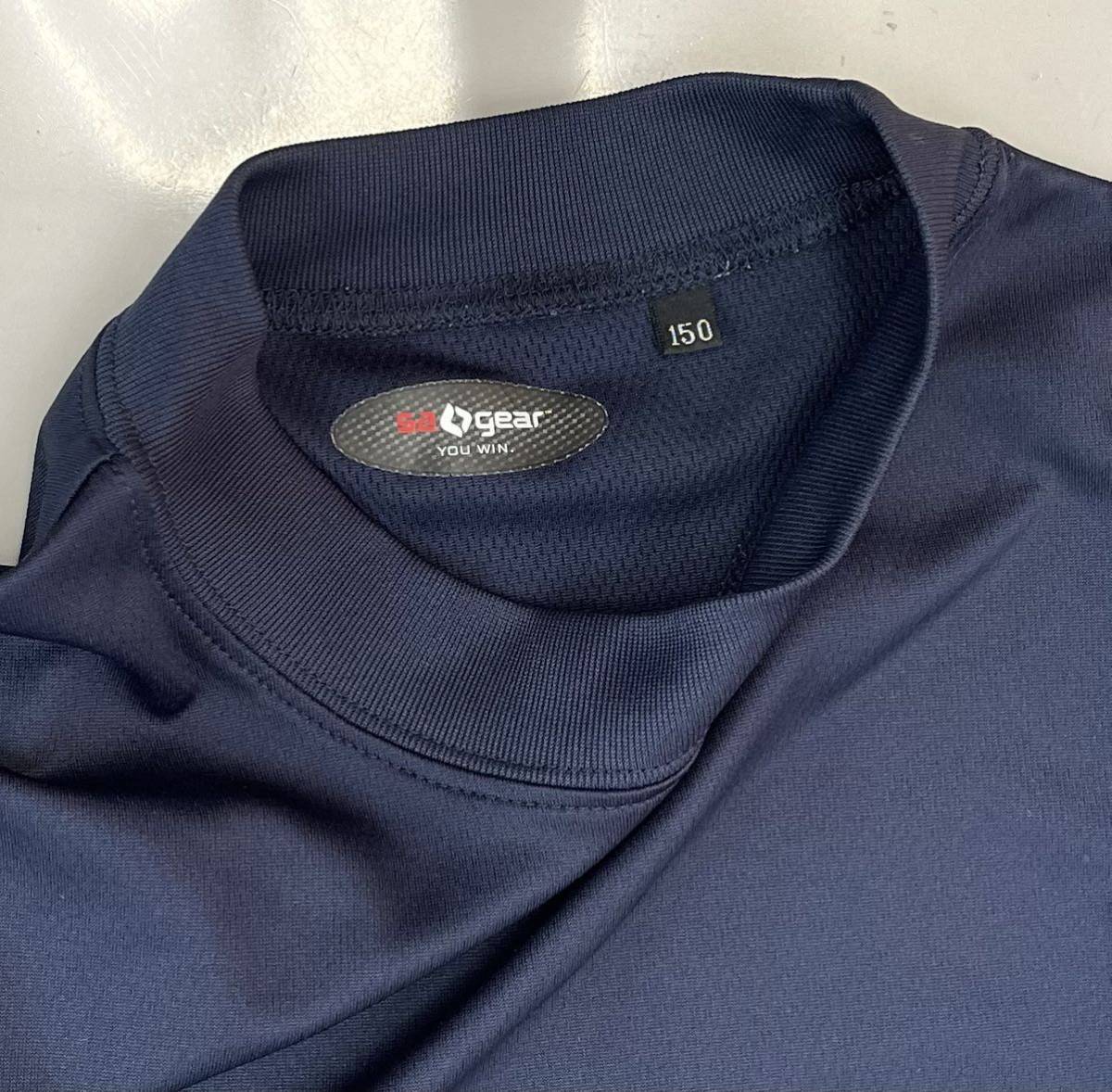 エスエーギア　sagear 野球アンダーシャツ　150サイズ　ネイビー　紺色_画像3