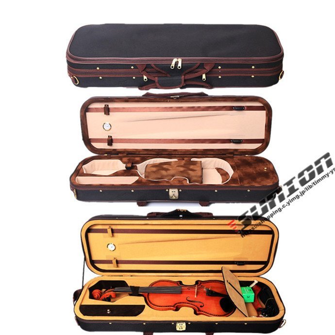 VIOLIN CASE バイオリンケース 楽器 管楽器 オックスフォード 軽量 防撥水 ケース 長方形 3WAY リュック ショル_画像1