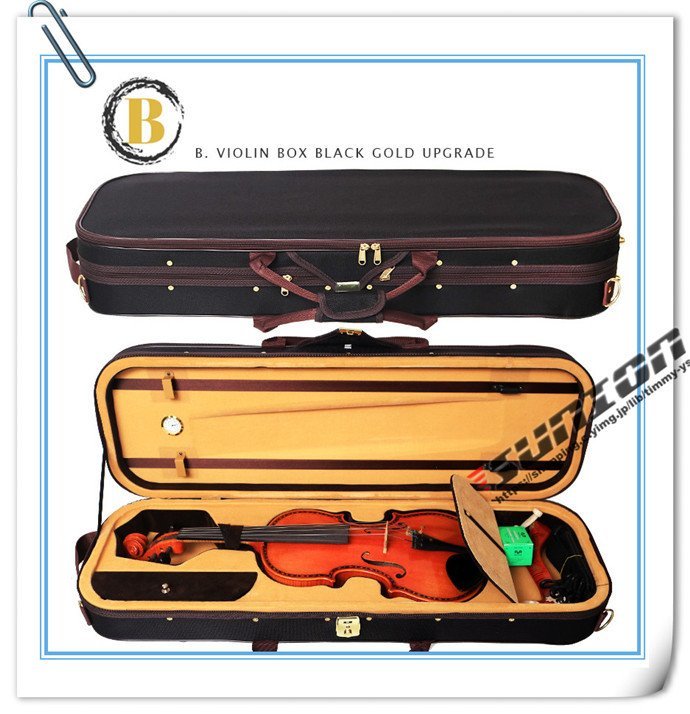 VIOLIN CASE バイオリンケース 楽器 管楽器 オックスフォード 軽量 防撥水 ケース 長方形 3WAY リュック ショル_画像3