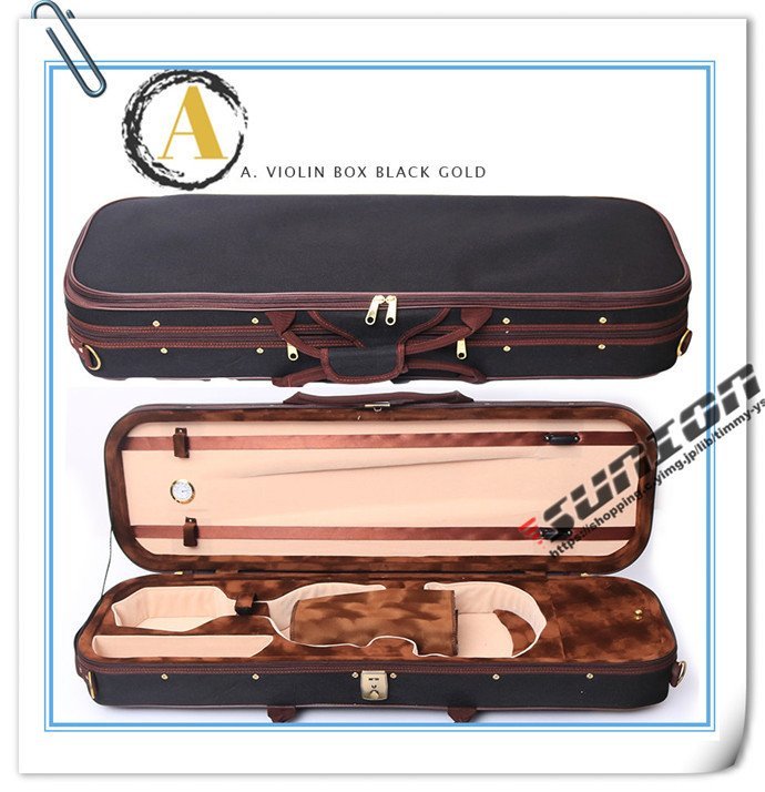 VIOLIN CASE バイオリンケース 楽器 管楽器 オックスフォード 軽量 防撥水 ケース 長方形 3WAY リュック ショル_画像2