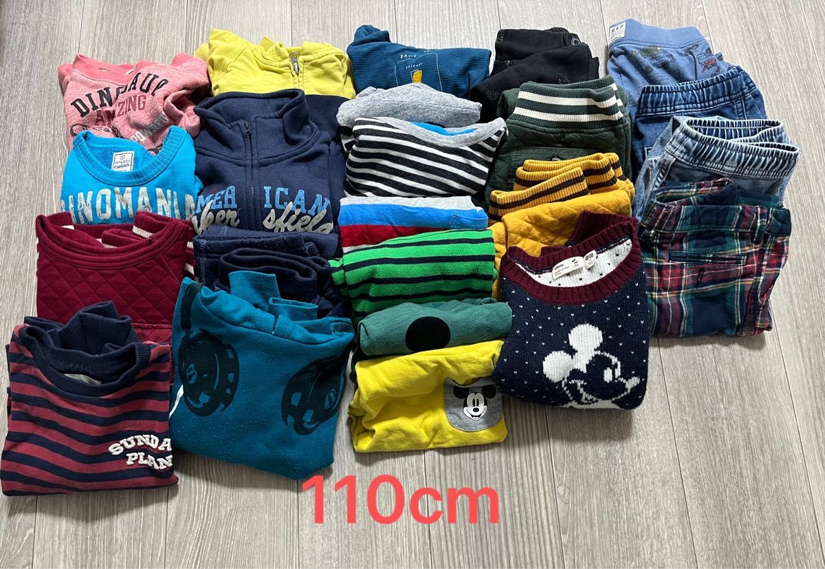 中古　 子供服　まとめ売り　110cm UNIQLO GU ZARA KIDS マザウェイズ　BABY GAP BREEZE 秋冬