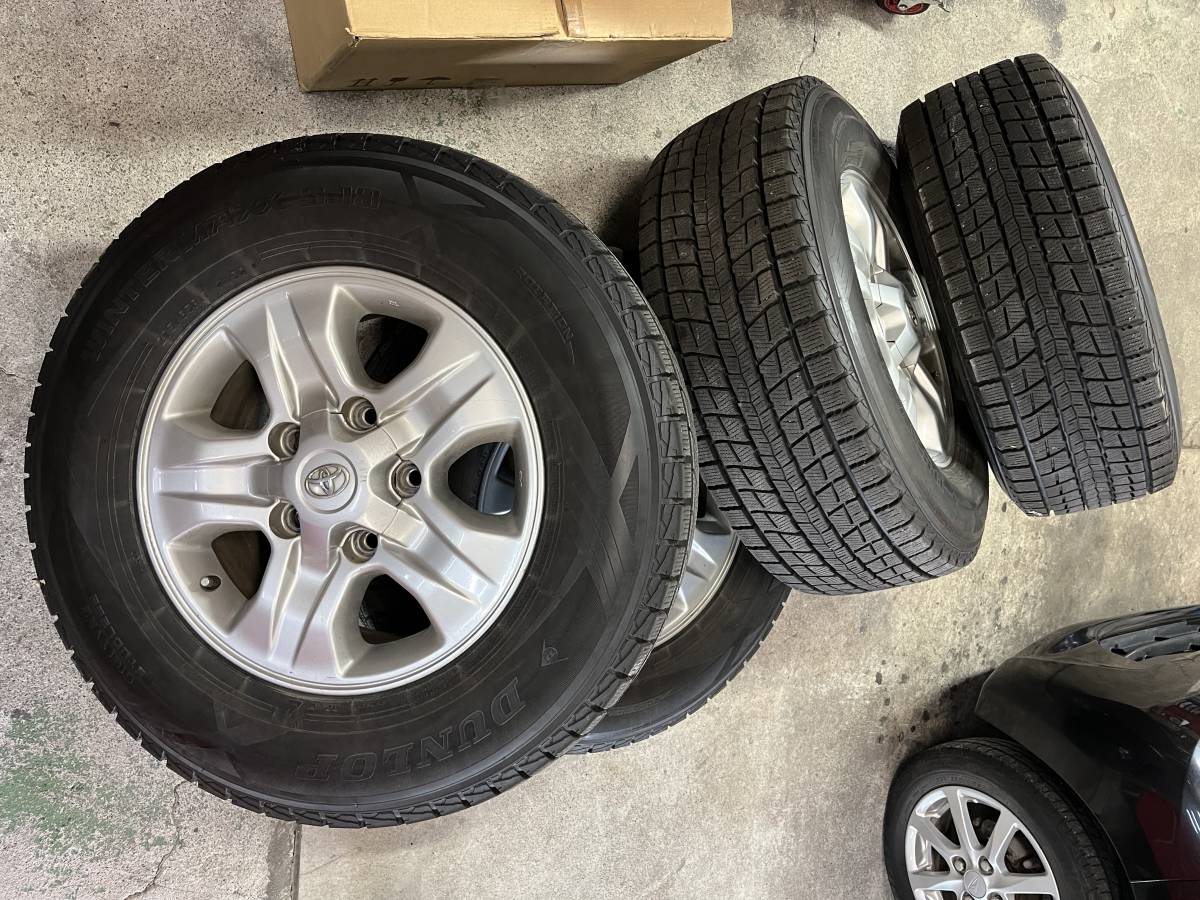 DUNLOP WINTERMAXX SJ8 275/65-17 ランクル100 後期 純正17インチ