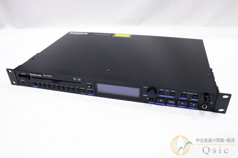 最新 [良品] TASCAM [UJ856] 充実した機能の業務用CDプレーヤー CD-500