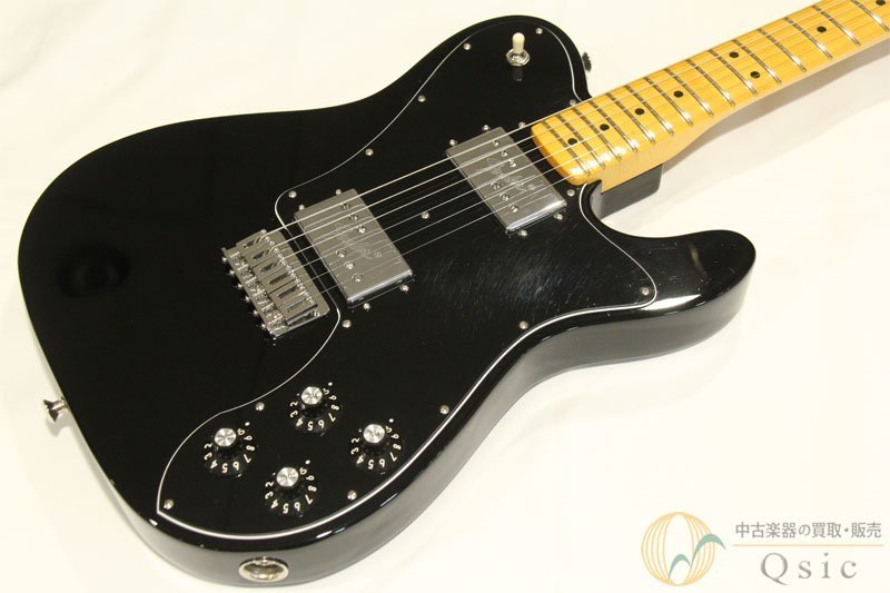 [美品] Fender American Vintage II 1975 Telecaster Deluxe black 【CuNiFeマグネット復刻の本格再現モデル】 2022年製 [VJ392]_画像1