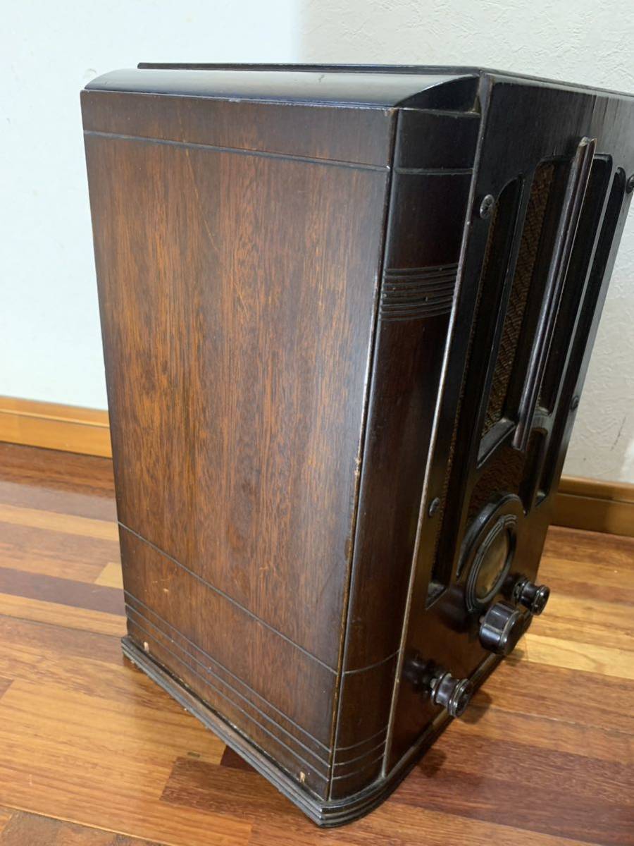 ナナオラ 真空管ラジオ 昭和レトロ アンティーク 85型 放送受信機 骨董 古物_画像3