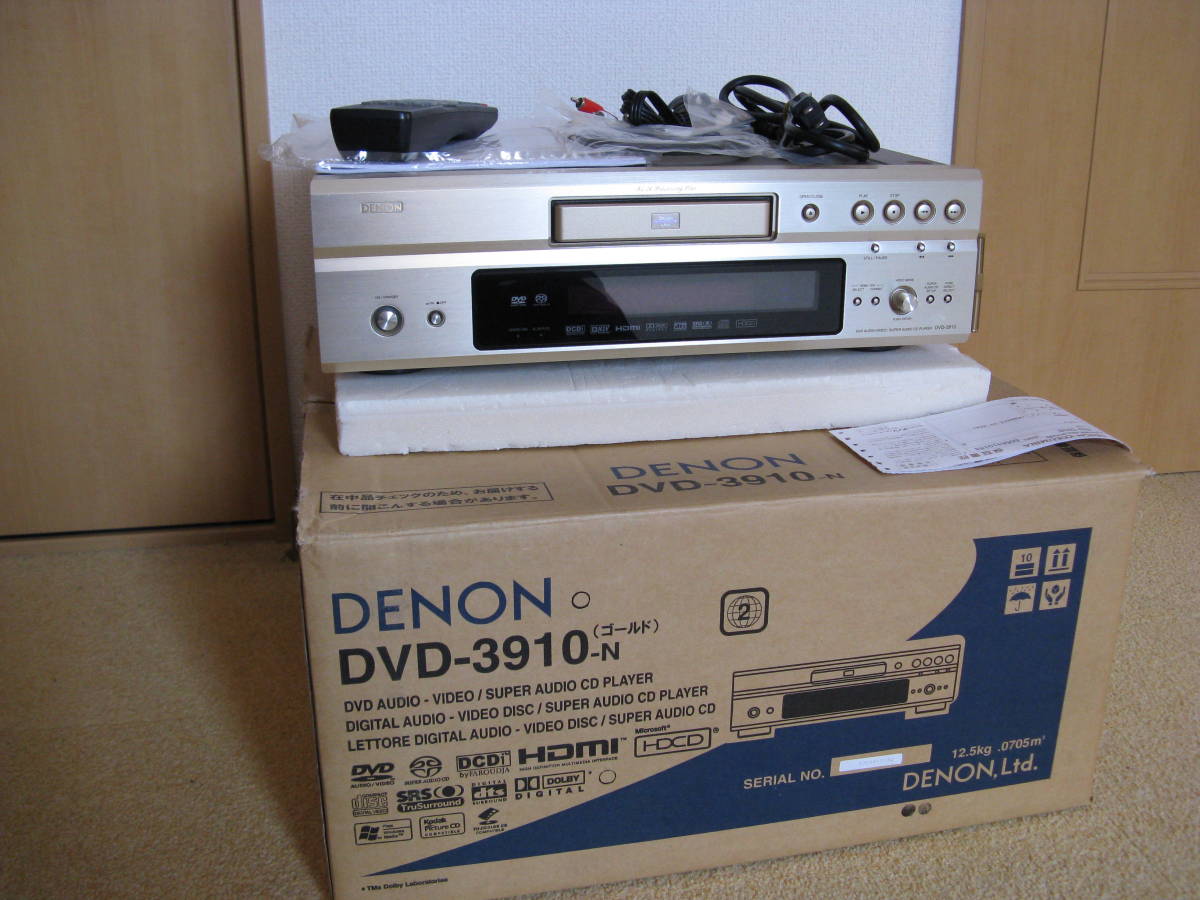 DENON デノン ユニバーサルプレーヤーDVD-3910-N DVDオーディオ/DVD