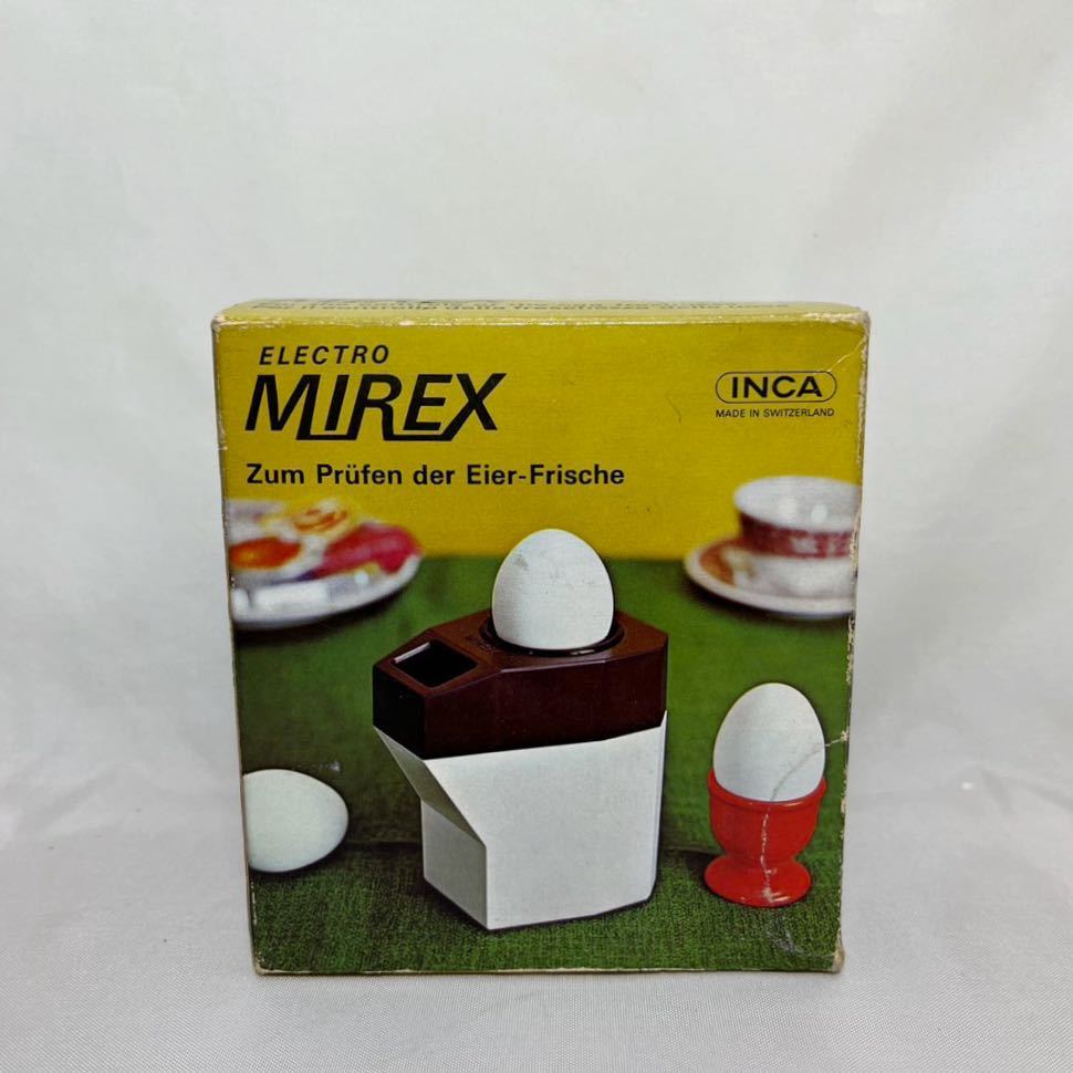 ☆貴重！スイス製 ELECTRO MIREX ミレックス エッグチェッカー 卵の鮮度判定器_画像1