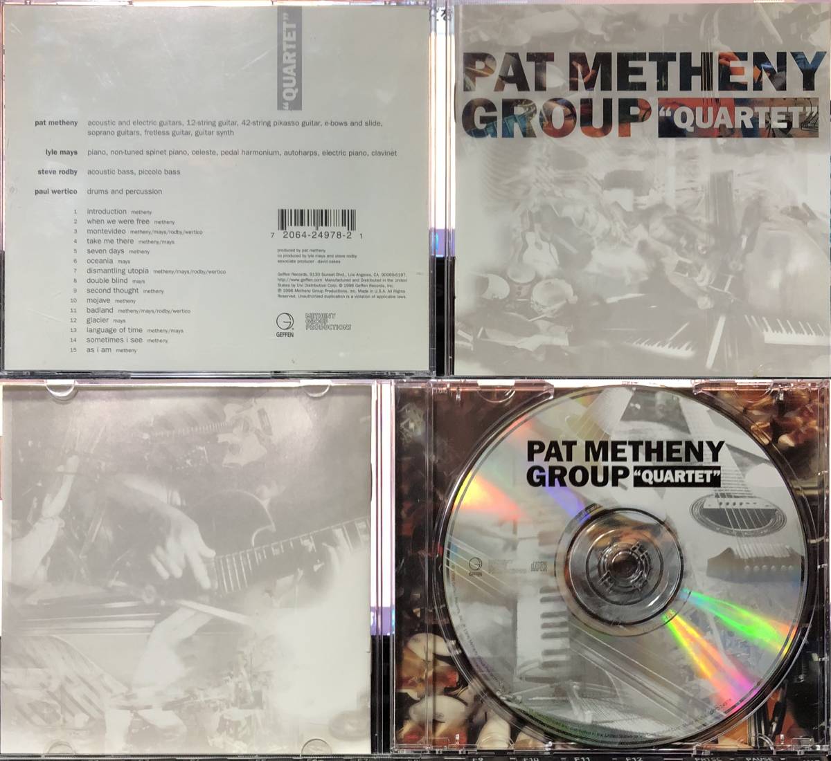 PAT METHENY A MAP OF THE WORLD, Charlie Haden & Pat Metheny Beyond The Missouri Sky (Short Stories), PAT METHENY GROUP QUARTET_画像4