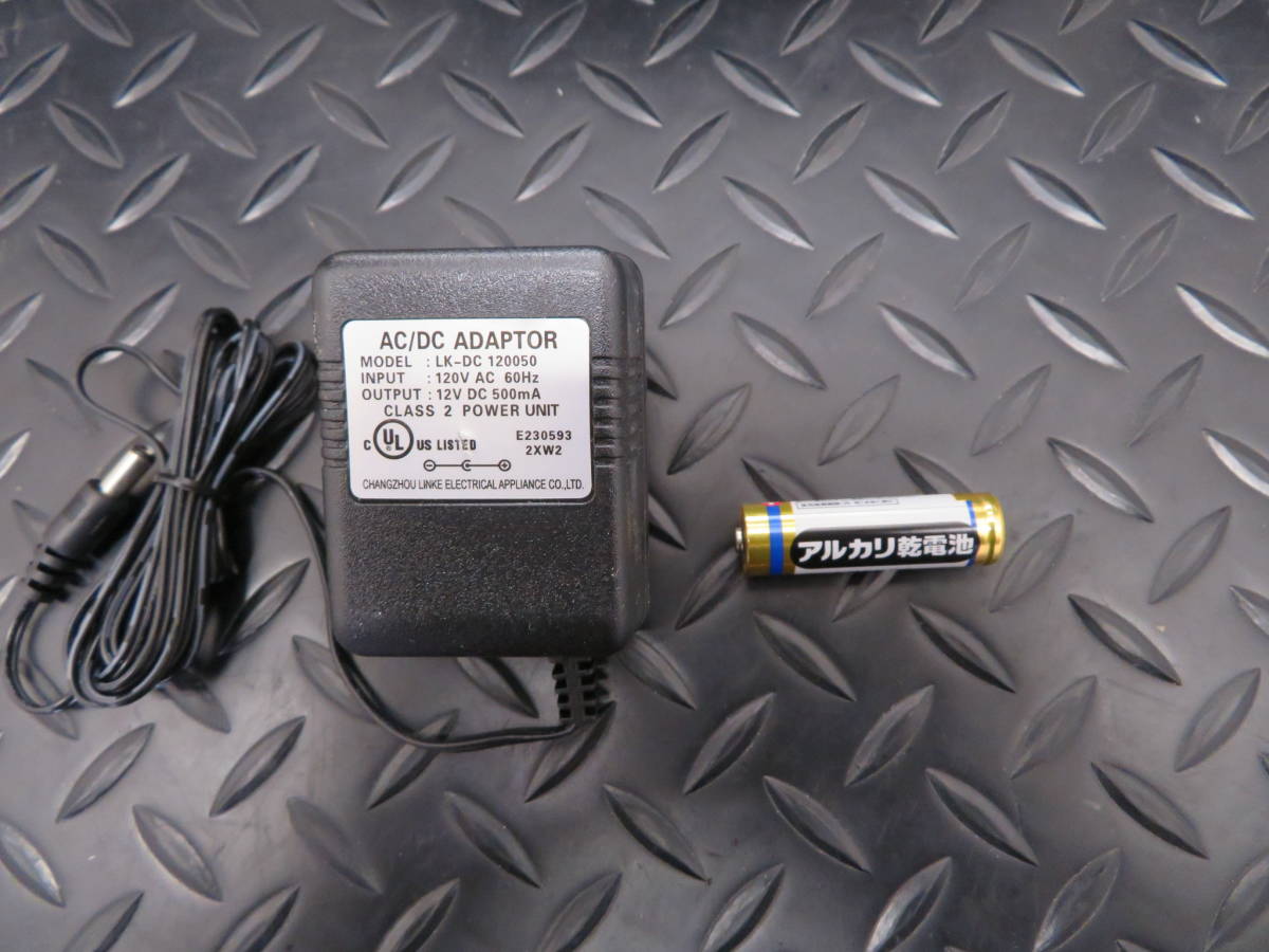 ☆ＮＯＳ☆プレッシャーゲージタイプ・ネオン管付・クロック・正規純正品・在庫１点だけ・即納可能商品・★・_ＡＣアダプター・単三電池付きです。