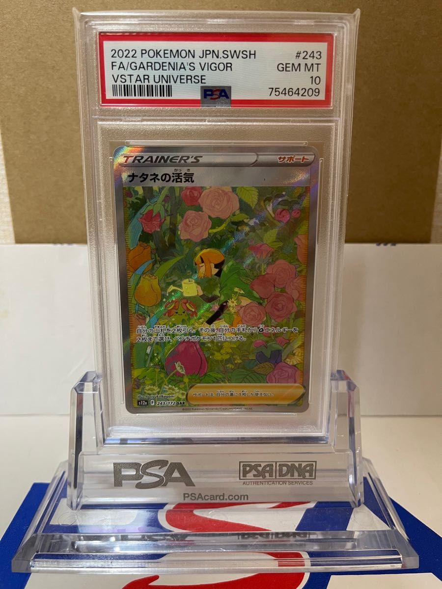 PSA10最高評価】ナタネの活気 SAR 243/172 ポケモンカード 美品