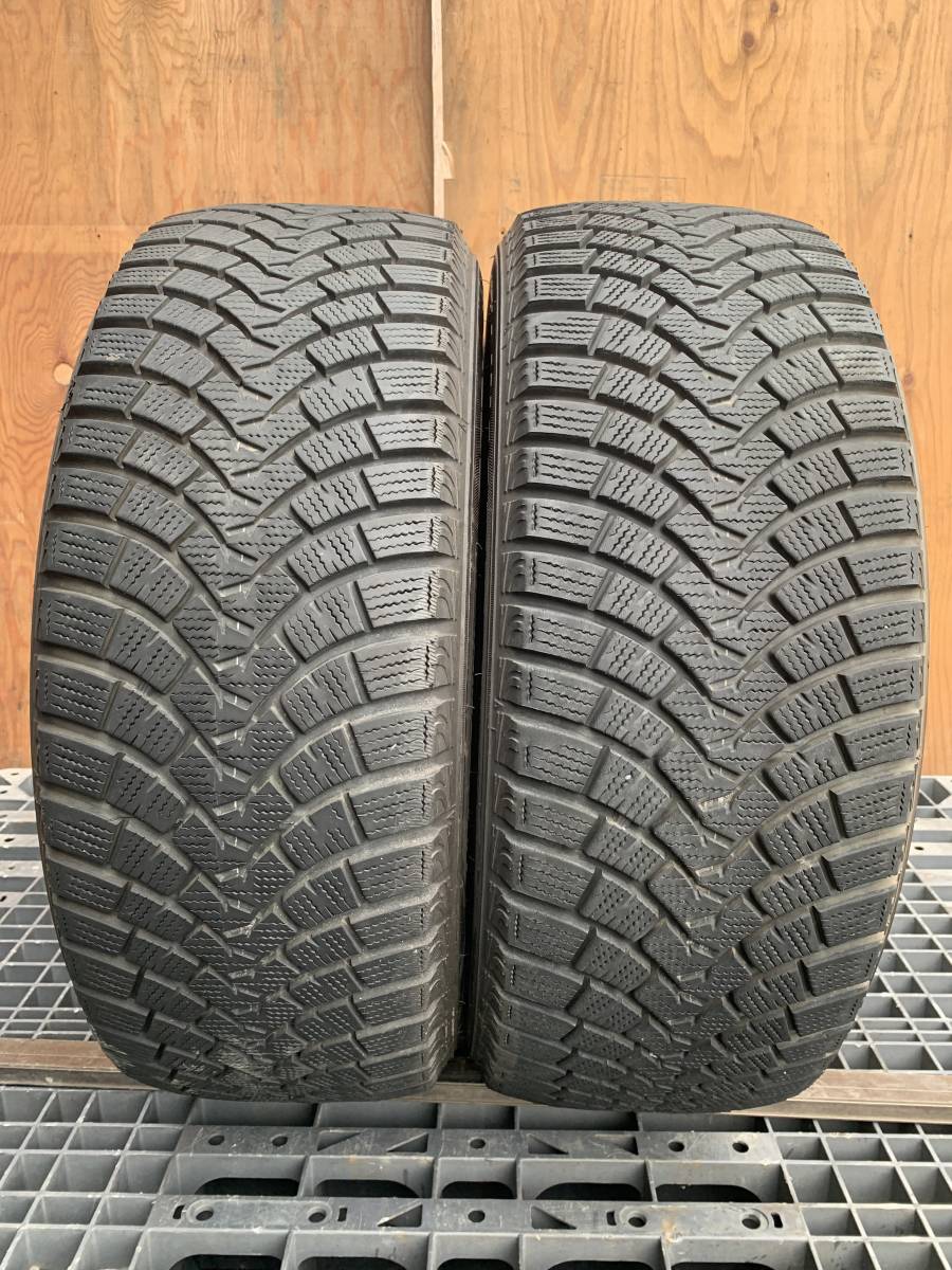 バリ山 ファルケン ESPIA W-ACE 225/55R17 製造年数18年 残溝約6.2 7.2㎜ 2本セット_画像3