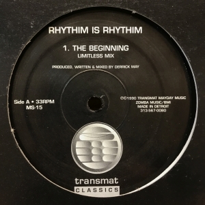 12inchレコード RHYTHIM IS RHYTHIM / THE BEGINNING_画像1