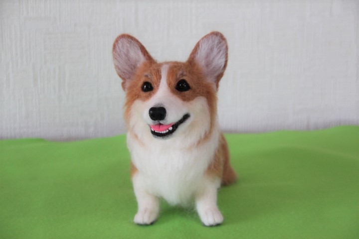 ♪羊毛フェルト◆コーギー犬◆ハンドメイド◆犬♪_画像3