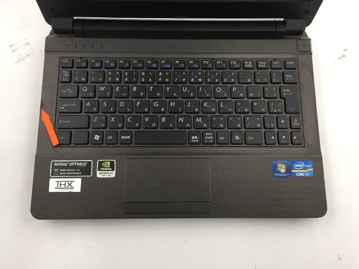 ♪▲【マウスコンピューター】ノートPC/Core i7 3630QM(第3世代)/HDD 750GB NG-N-i300SA6-W7 Blanccoにて消去済み 1031 N 22_画像2