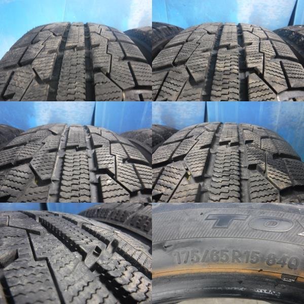 送料無料●9分山 20年 4本 TOYO 175/65R15 GARIT GIZ 15インチ●33609_画像2