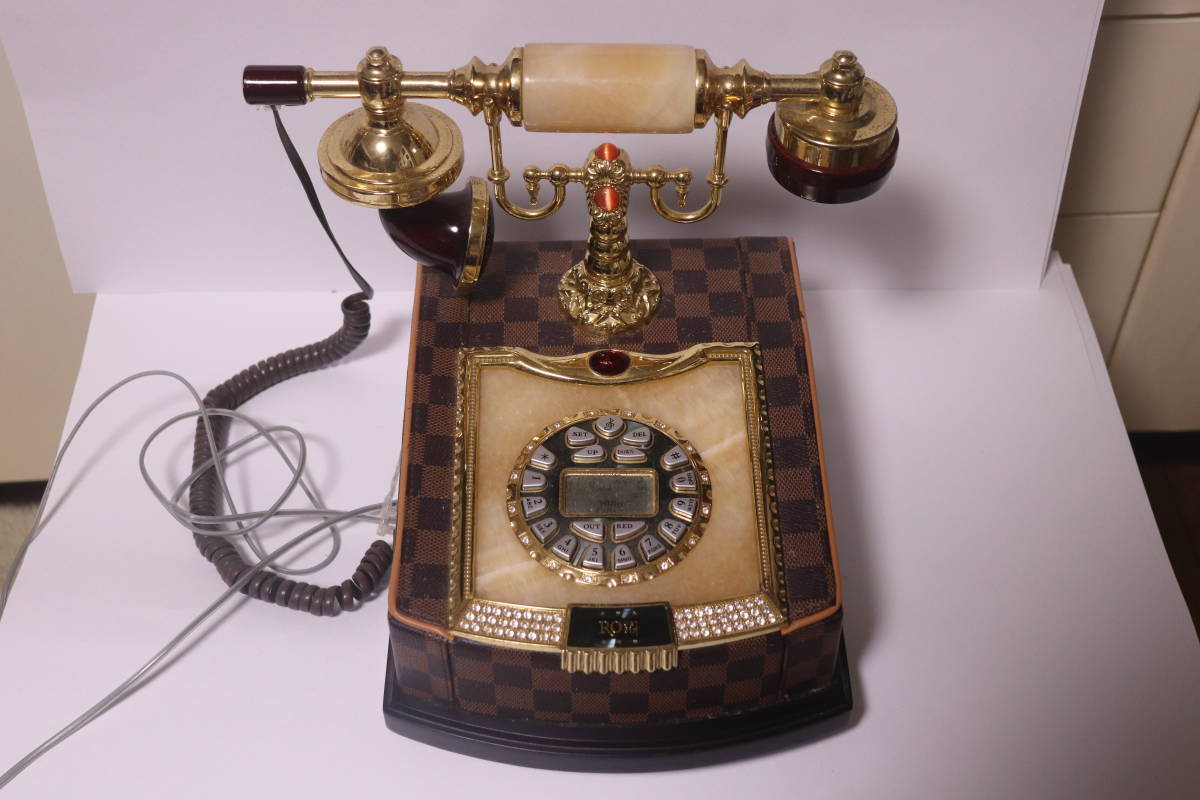 アンティークコレクション電話　RO 中国製電話機　レトロ高級コレクション