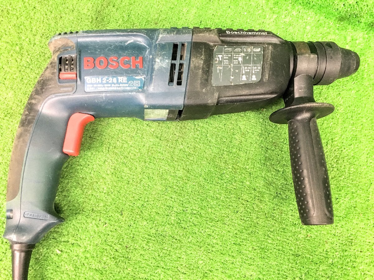 中古品 BOSCH ボッシュ SDSプラス 26mm ハンマードリル GBH2-26RE 本体+ケース_画像3