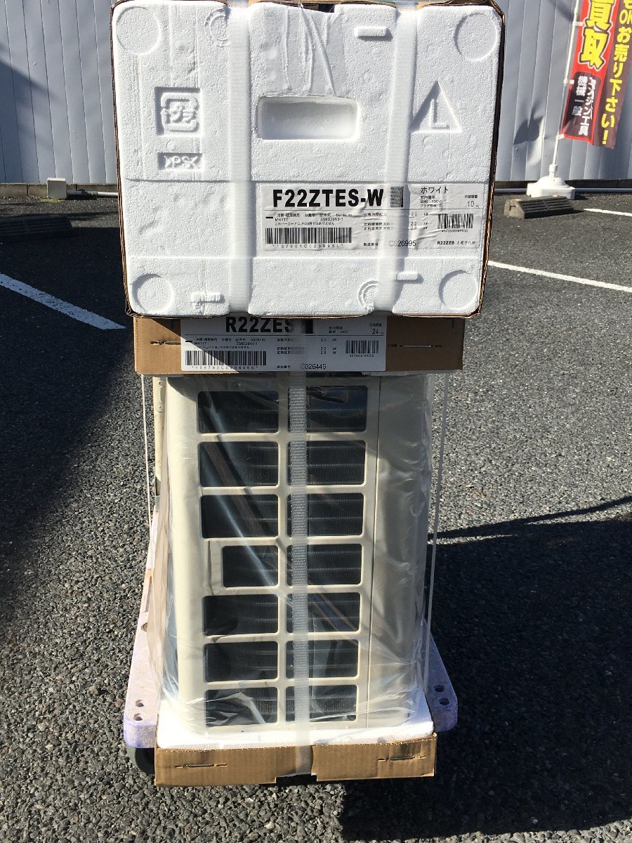 未使用品 DAIKIN ダイキン 100V 6畳用 ルームエアコン F22ZTES-W + R22ZES_画像9