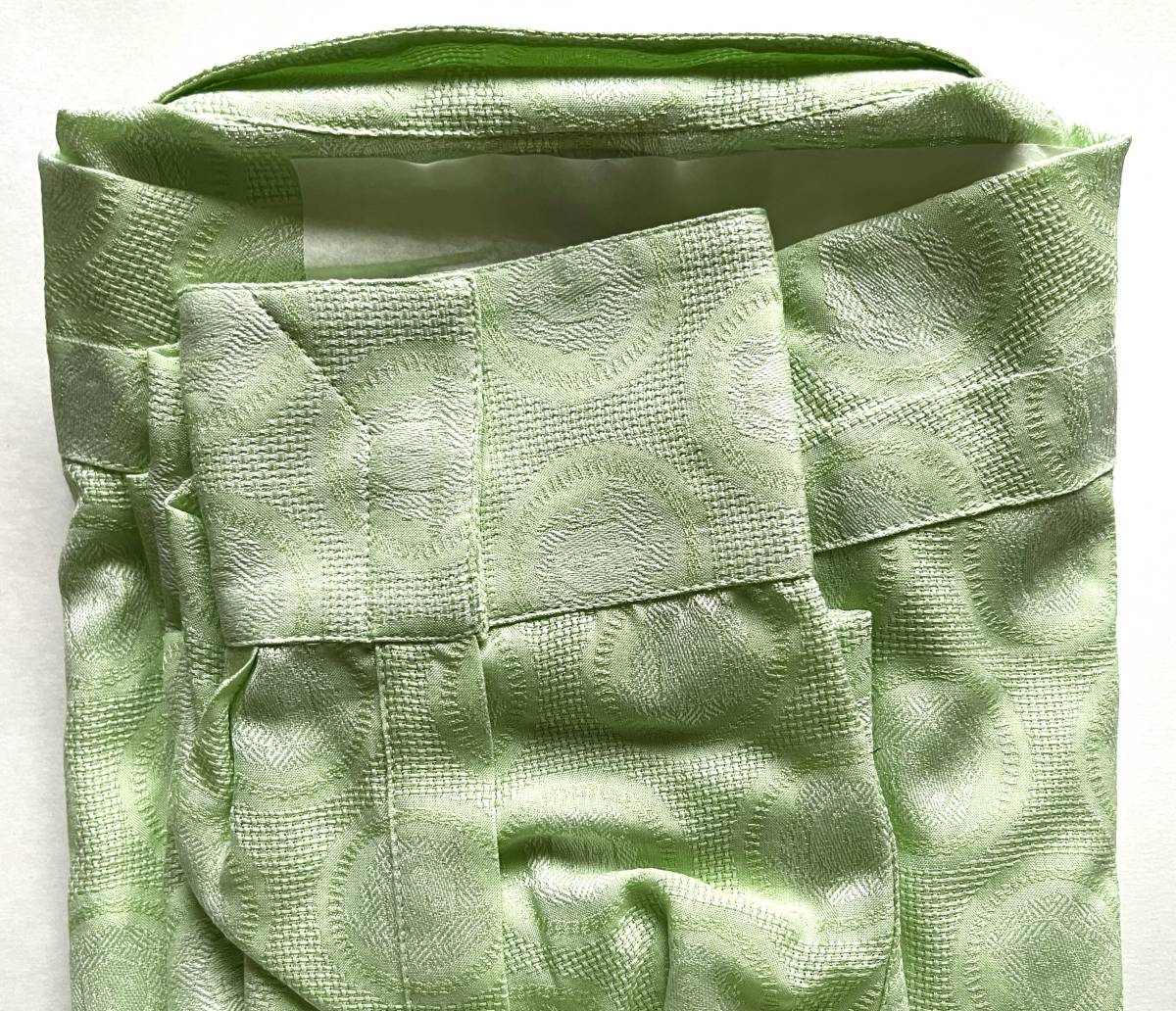 ■ GIANNI VERSACE ジャンニ・ヴェルサーチ シャツファクトリー製 メデューサ 透かし織柄 高級ドレスシャツ 未使用_画像6