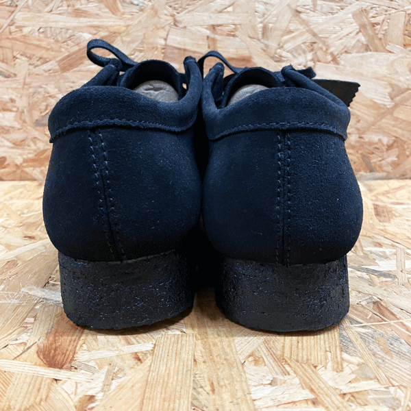 ★CLARKS WALLABEE/BLACK SUEDE/UK9_画像4