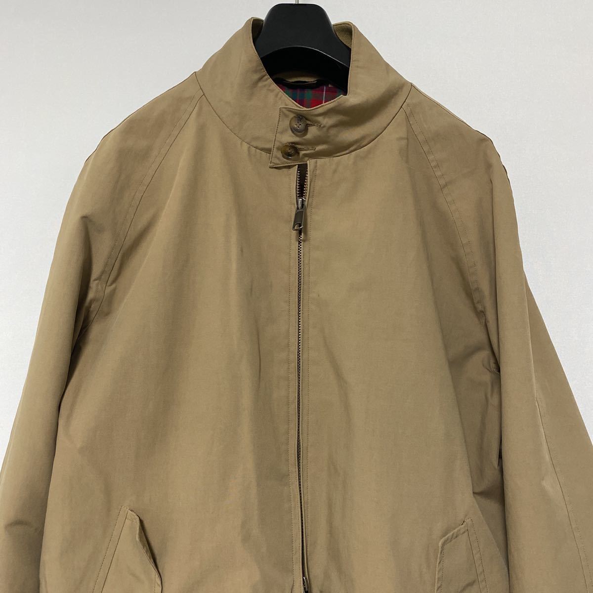 美品 英国製 BARACUTA G4 ドライバーズ ジャケット 44 XL タン TAN バラクータ ダブルジップ イングランド ハリントン G9_画像2