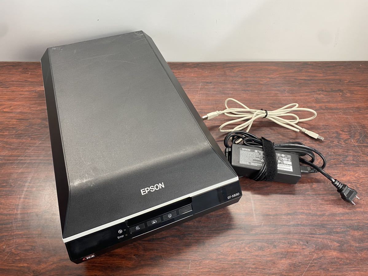 国内初の直営店 A2308)EPSON GT-X830 動作良好 フィルムスキャナー